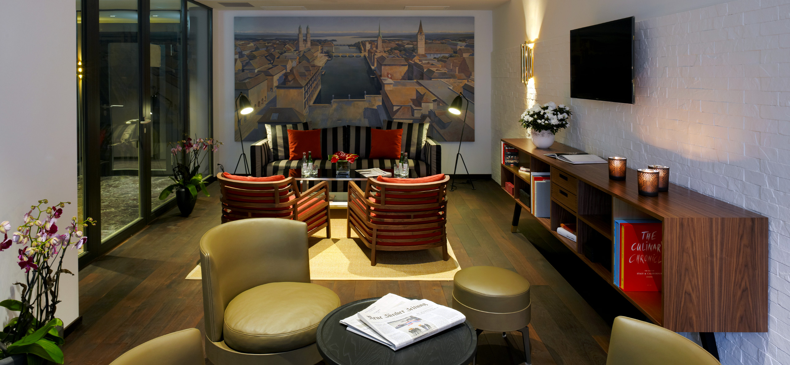 Ausstattung - Hotel City Zürich ***Superior Boutique Hotel - Lounge