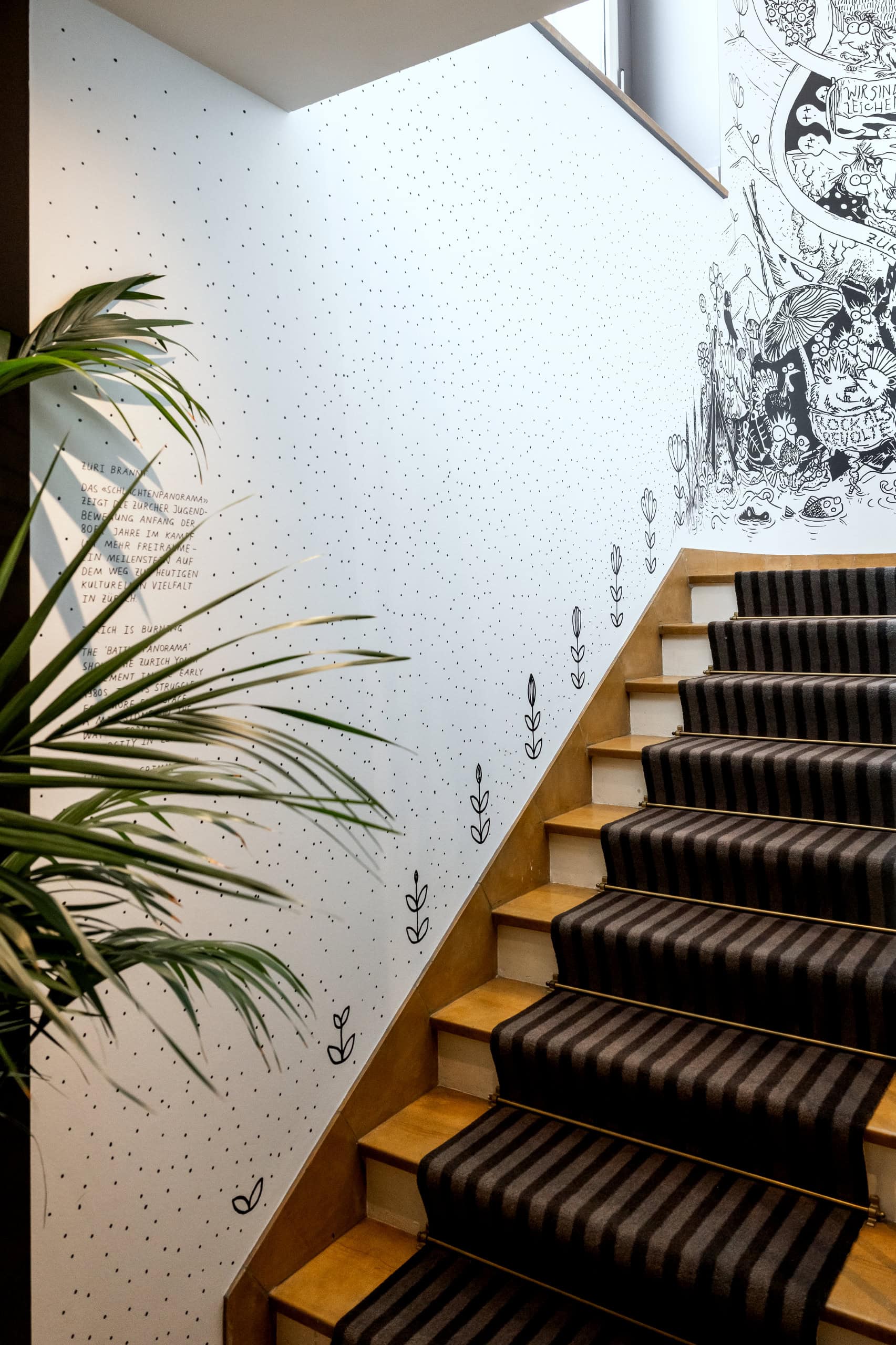 Hotel City Zürich - Züri Brant - Stiegenhaus