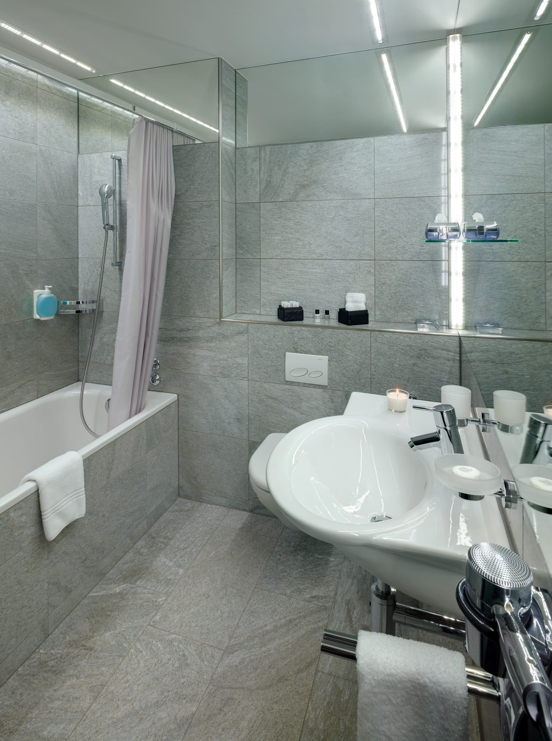 Badezimmer - Junior Suite - Hotel City Zürich